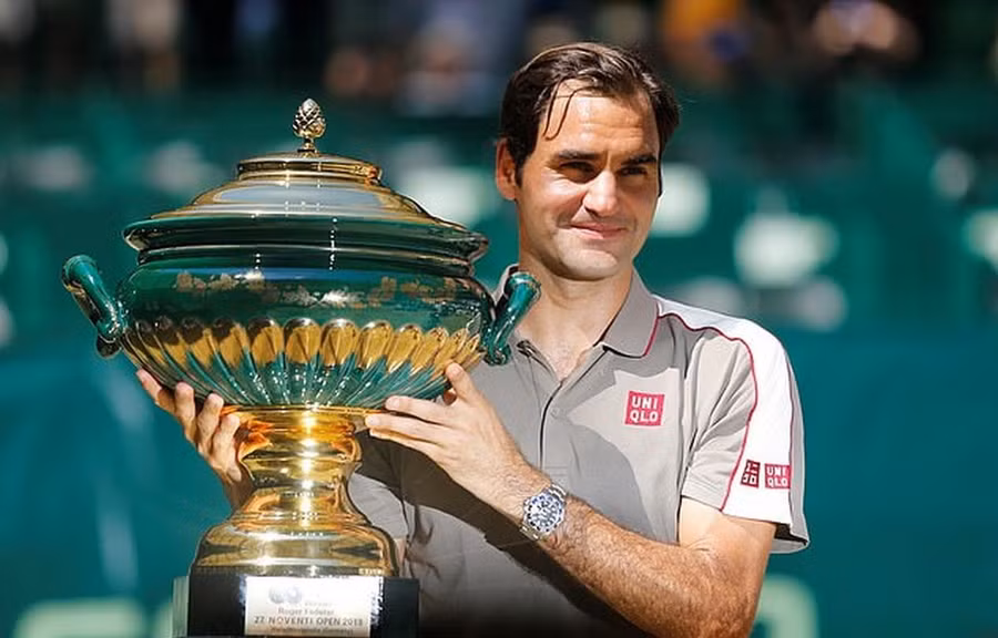  Federer giành chức vô địch tại Halle Open thứ 10 trong sự nghiệp. (Nguồn: Reuters)