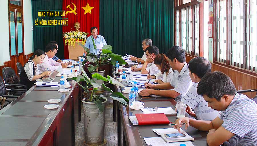  Quang cảnh buổi giám sát. Ảnh: Hồng Thi