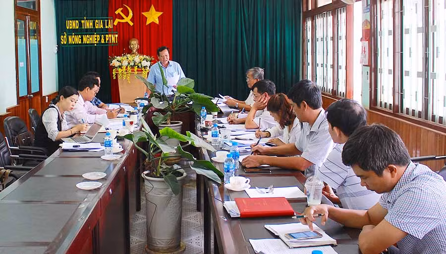  Quang cảnh buổi giám sát. Ảnh: Hồng Thi