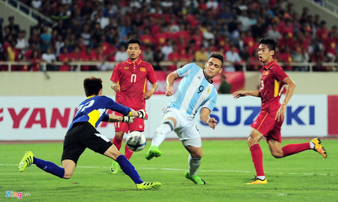 Lautaro từng chạm trán U23 Việt Nam của Vũ Văn Thanh tại Mỹ Đình. Lautaro từng chạm trán U23 Việt Nam của Vũ Văn Thanh tại Mỹ Đình.