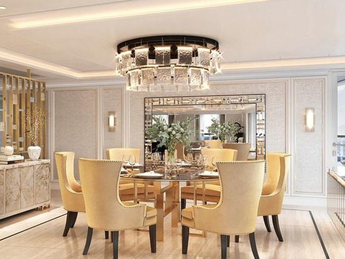 Mỗi căn phòng có hiên rộng 130m2.