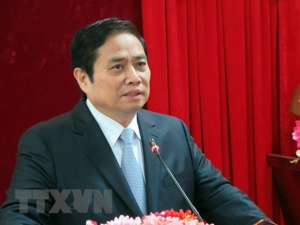 Ông Phạm Minh Chính, Ủy viên Bộ Chính trị, Bí thư Trung ương Đảng, Trưởng ban Tổ chức Trung ương. (Nguồn: TTXVN)