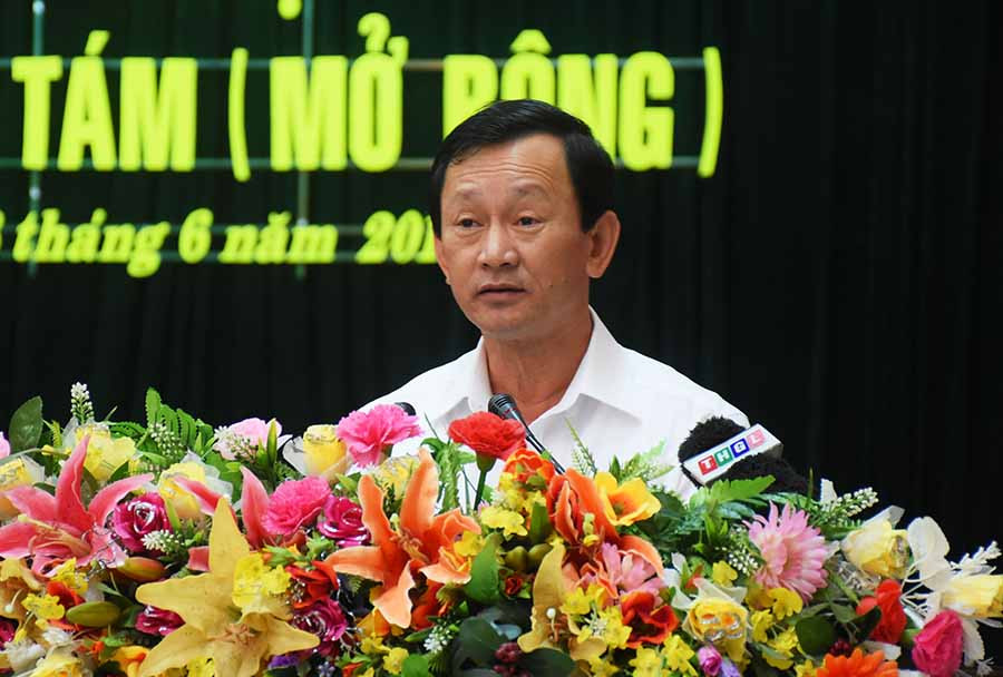 Bí thư Tỉnh ủy Dương Văn Trang phát biểu khai mạc Hội nghị Ban Chấp hành Đảng bộ tỉnh lần thứ 18 (mở rộng). Ảnh: M.N Bí thư Tỉnh ủy Dương Văn Trang phát biểu khai mạc Hội nghị Ban Chấp hành Đảng bộ tỉnh lần thứ 18 (mở rộng). Ảnh: M.N
