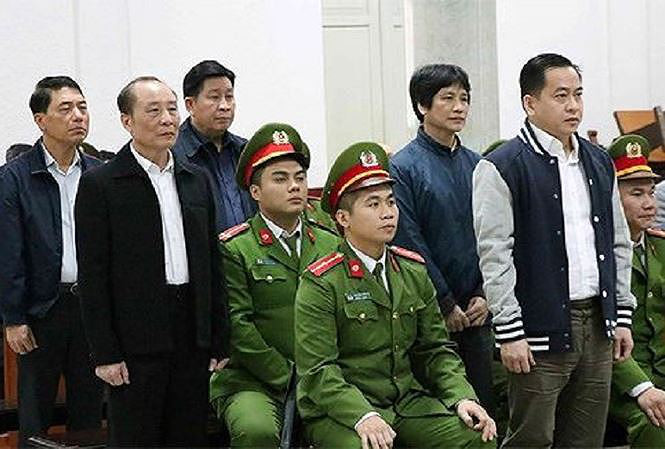  Các bị cáo trong vụ án.