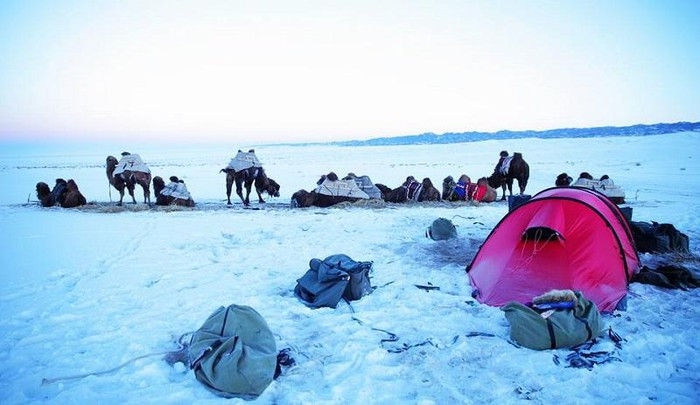  Thời tiết chính là trở ngại lớn nhất mà Baigalmaa Norjmaa và đồng đội phải đối mặt