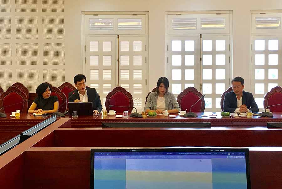 Đại diện Công ty Cổ phần hợp tác quốc tế TKV Holdings. Ảnh: H.D Đại diện Công ty Cổ phần hợp tác quốc tế TKV Holdings