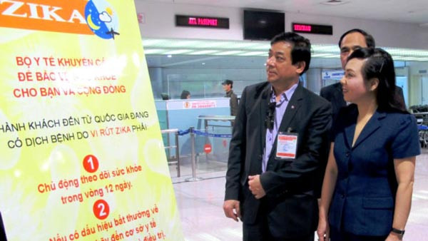  Lãnh đạo Bộ Y tế kiểm tra công tác phòng-chống dịch Zika