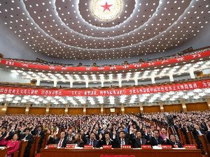 Các đại biểu tại cuộc họp trù bị cho Đại hội tại Bắc Kinh ngày 7-11.