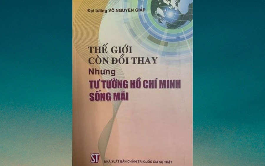 Một tác phẩm của Đại tướng được NXB giới thiệu trong dịp này. Ảnh: NXB cung cấp
