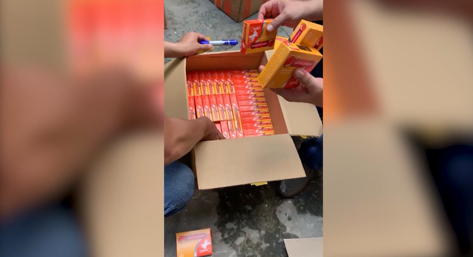 Số hàng hóa bị tạm giữ. Số hàng hóa bị tạm giữ