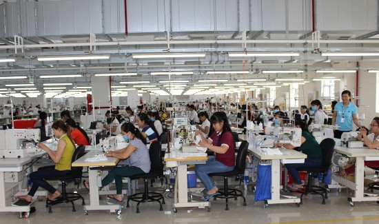 Xưởng may công nghiệp của Công ty TNHH Delta Galil. Xưởng may công nghiệp của Công ty TNHH Delta Galil