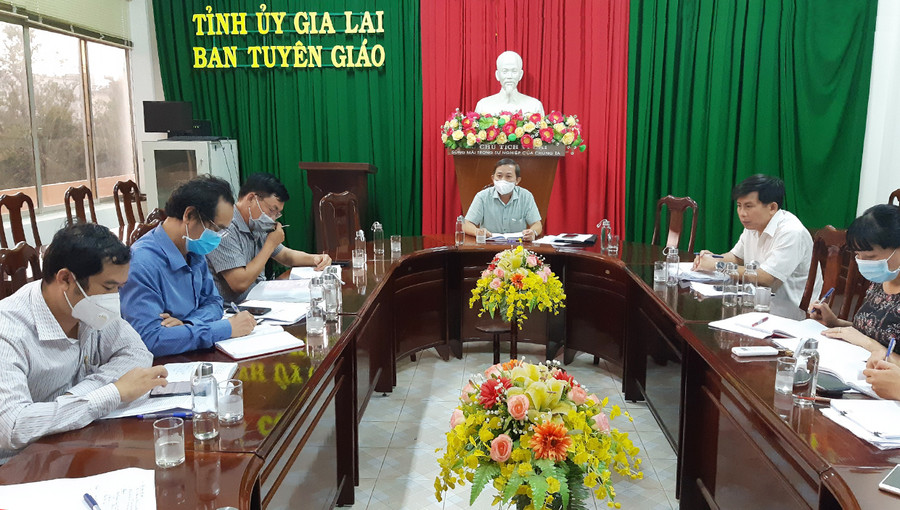 Quang cảnh cuộc họp. Ảnh: Duy Lê