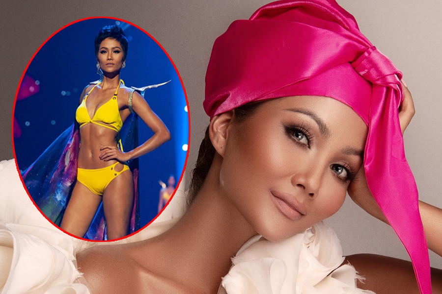 H'Hen Niê từng khiến khán giả tự hào khi vào Top 5 Miss Universe 2018. Ảnh: FBNV