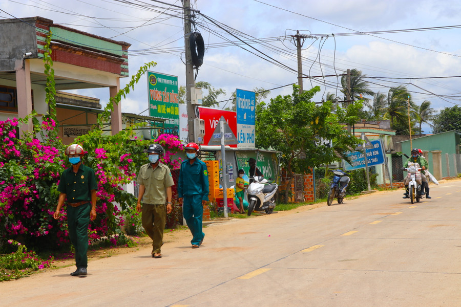 Bộ mặt nông thôn (xã Tân An, huyện Đak Pơ) khang trang, sạch đẹp. Ảnh: Ngọc Minh