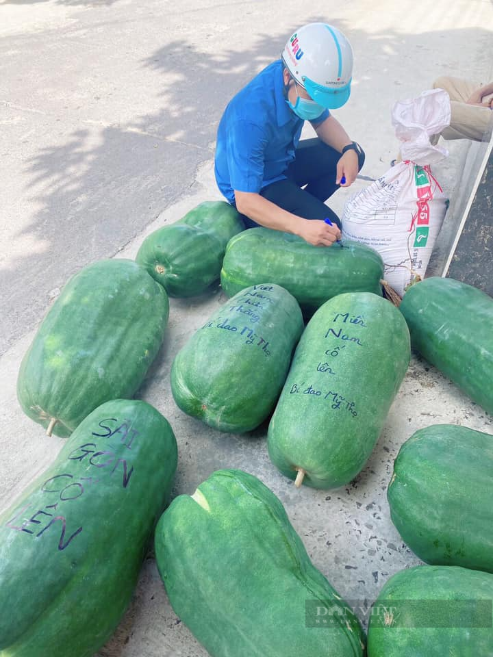 Chuyển bí đao vào Nam với quyết tâm chống dịch. 