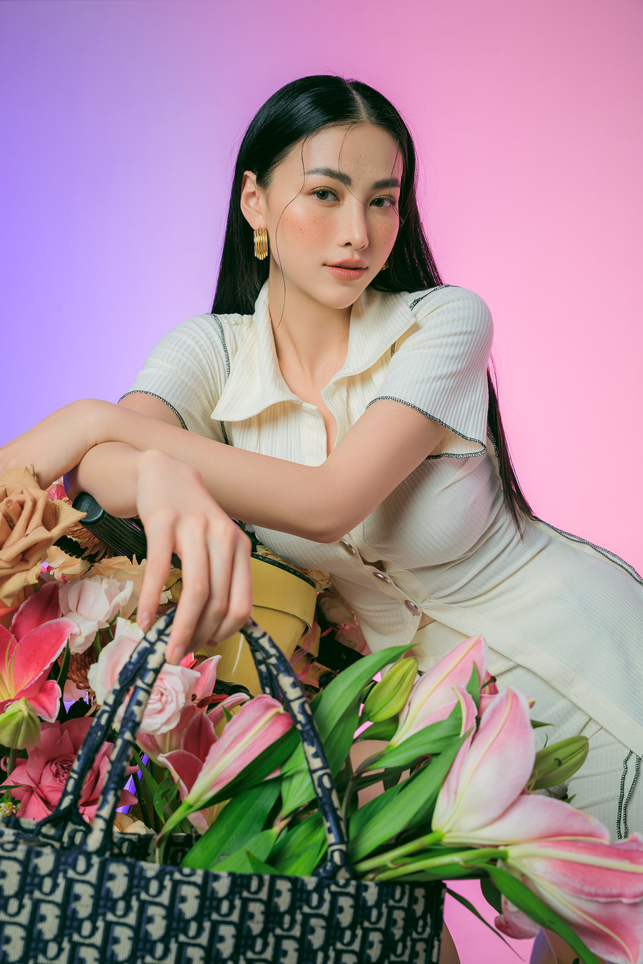 Phương Khánh là một trong những người đẹp được đánh giá cao về sắc vóc và gu thời trang. Ảnh: NVCC