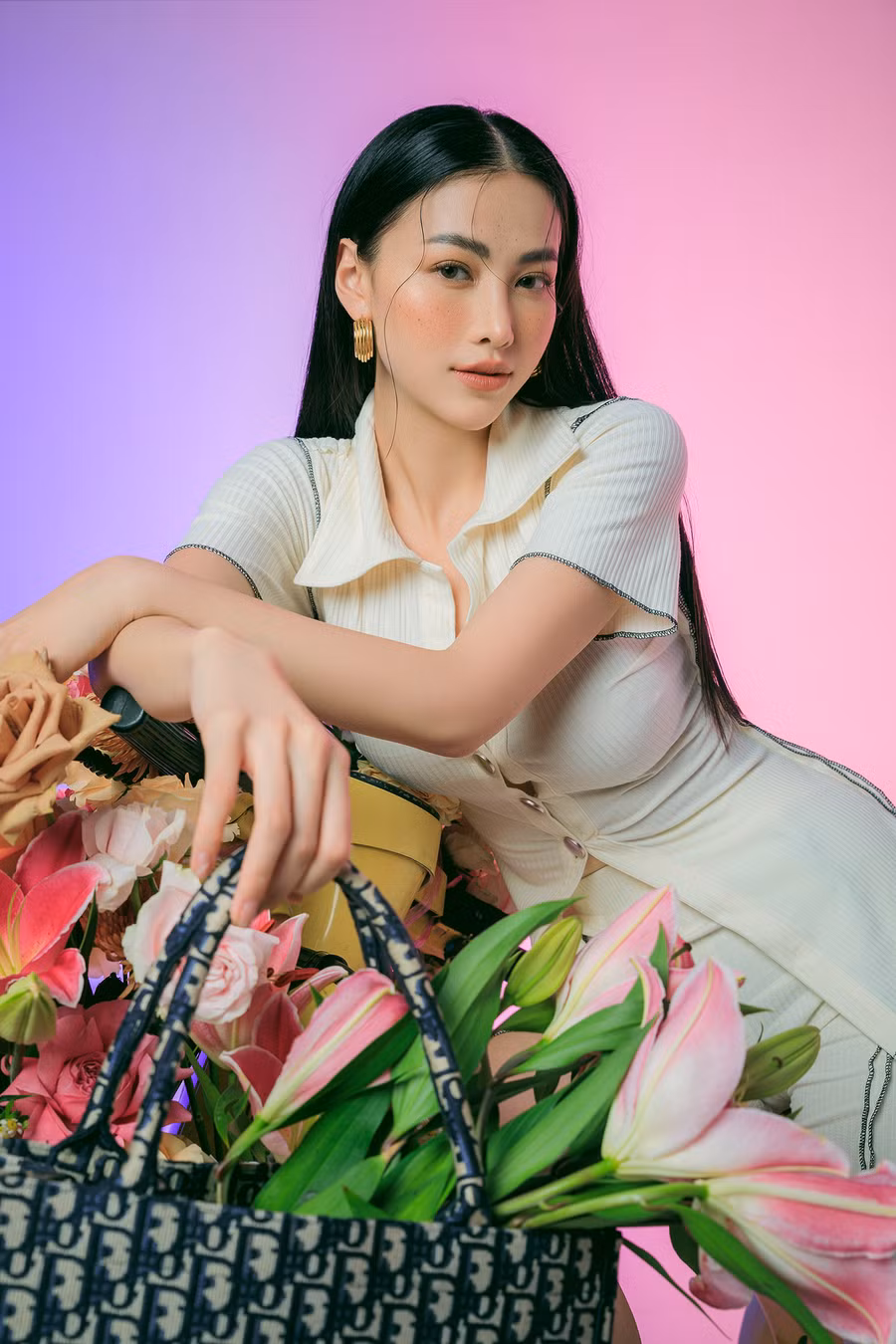 Phương Khánh là một trong những người đẹp được đánh giá cao về sắc vóc và gu thời trang. Ảnh: NVCC