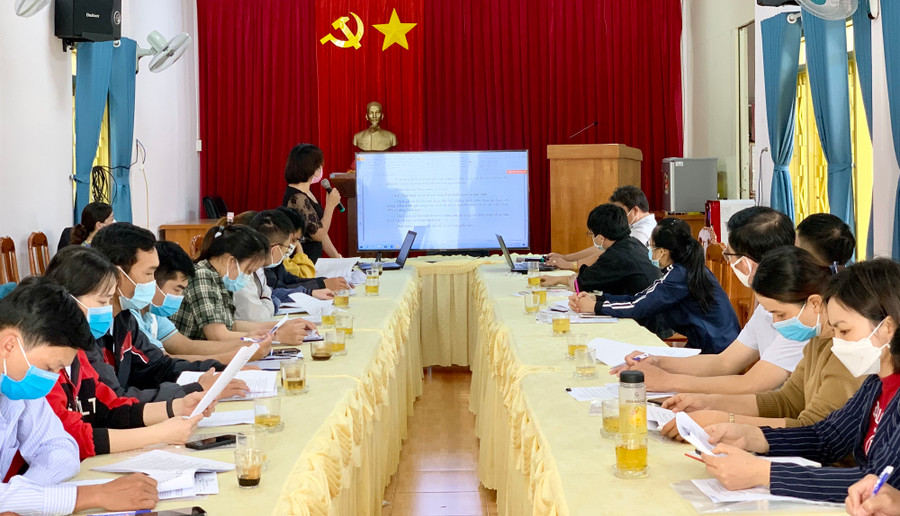 Quang cảnh lớp tập huấn. Ảnh: Như Nguyện