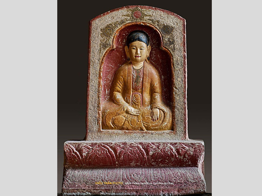 Bức phù điêu Thái hoàng Thái hậu Vũ Thị Ngọc Toàn. Ảnh: HiếuTrần Bức phù điêu Thái hoàng Thái hậu Vũ Thị Ngọc Toàn. Ảnh: HiếuTrần