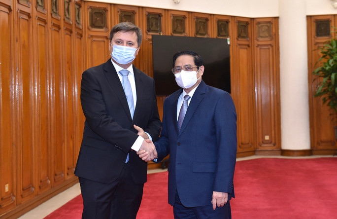 Thủ tướng Phạm Minh Chính tiếp Đại sứ Ba Lan Wojciech Gerwel đến chào xã giao. Ảnh: Nhật Bắc Thủ tướng Phạm Minh Chính tiếp Đại sứ Ba Lan Wojciech Gerwel đến chào xã giao. Ảnh: Nhật Bắc