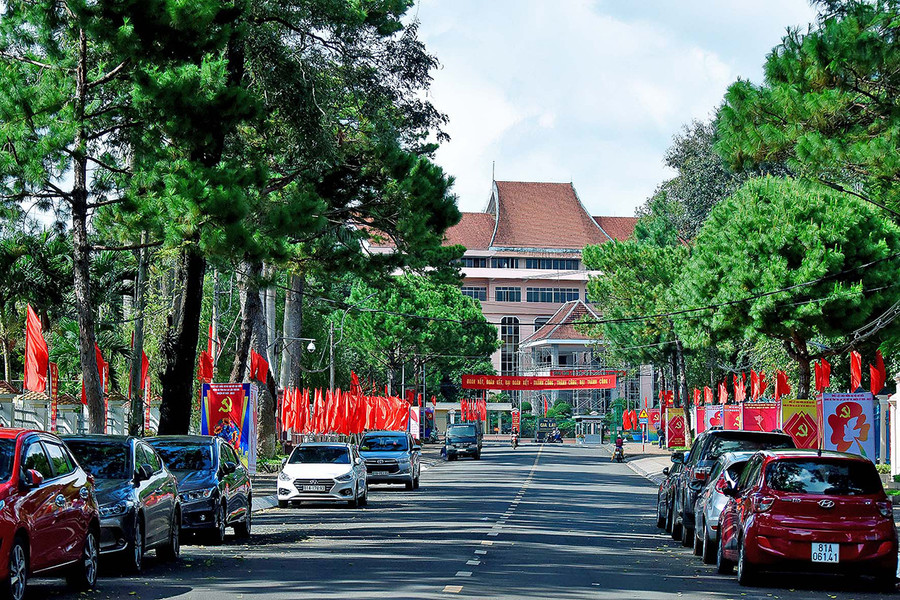 Một góc thành phố Pleiku. Ảnh nguồn internet