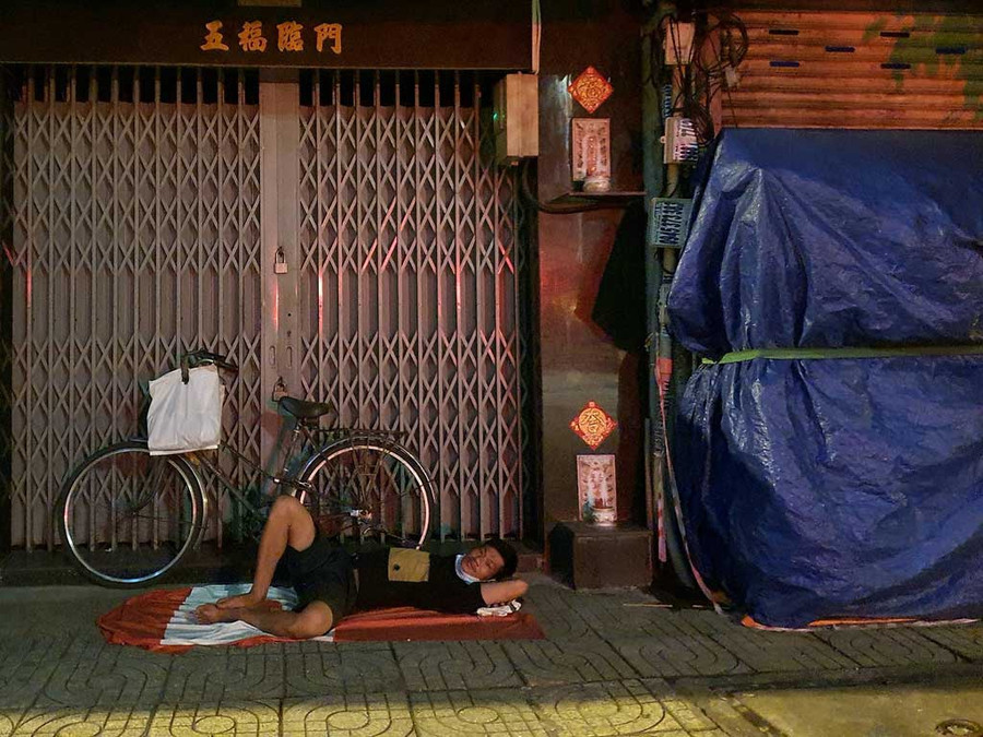 Anh Vy Minh Cường, 39 tuổi, chỉ mong có được việc làm nuôi ăn, ở, không cần lương