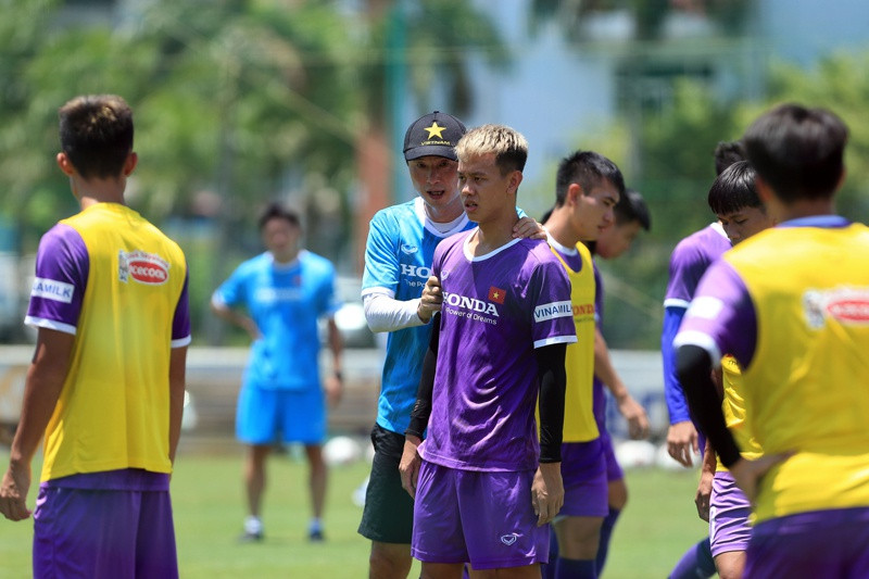 Tuyển U.22 Việt Nam tập trung tại Hà Nội. Ảnh: VFF