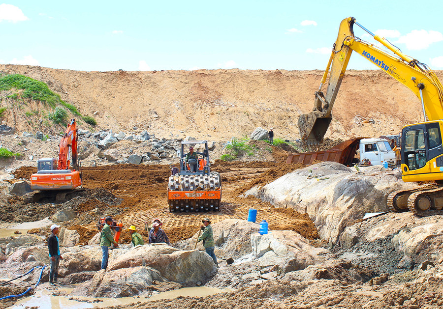 Hồ chứa Tầu Dầu 2 góp phần thúc đẩy phát triển nông nghiệp nông thôn. Ảnh: Hà Duy