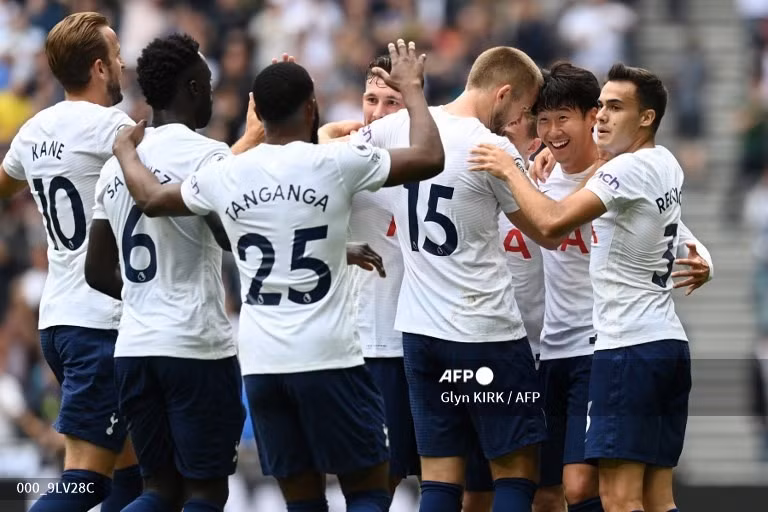 Bàn thắng duy nhất của Son Heung-min. Ảnh: AFP