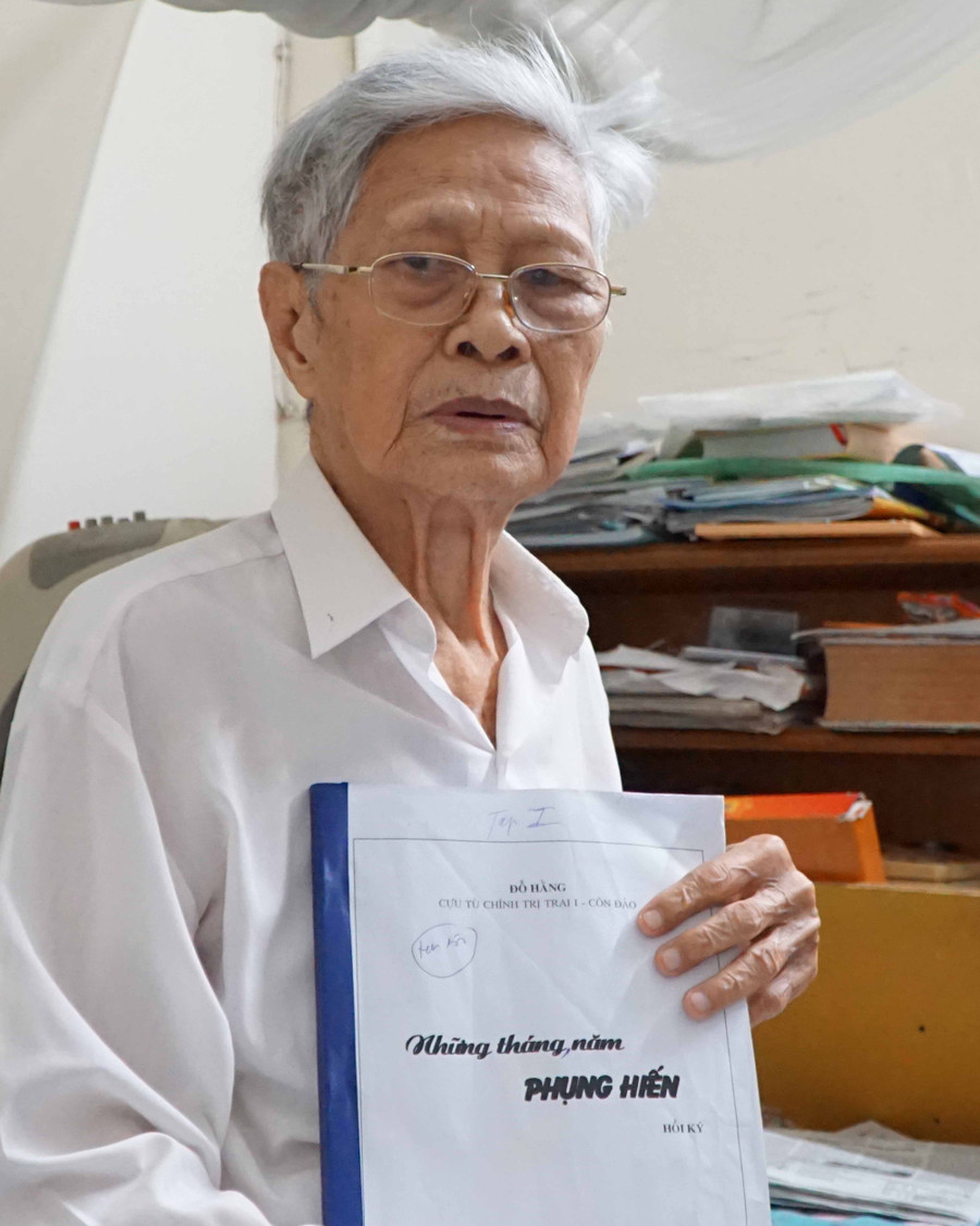 Ông Đỗ Hằng tại nhà riêng ở Đà Nẵng tháng 6-2020. Ảnh: Nguyễn Quang Tuệ