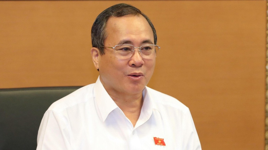 Ông Trần Văn Nam khi còn đương chức. Ảnh Ngọc Thắng Ông Trần Văn Nam khi còn đương chức- Ảnh Ngọc Thắng