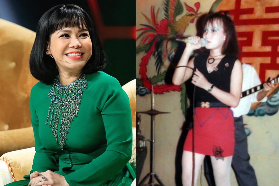 Việt Hương từng tiết lộ cô đi hát từ năm 15 tuổi để kiếm thu nhập. Ảnh: FBNV