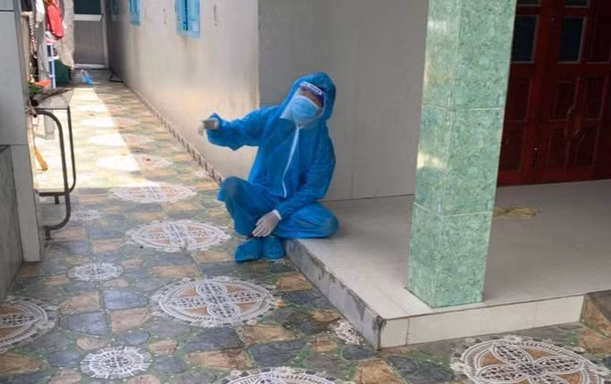  L.Đ.K.T.H bị lực lượng chức năng tìm thấy sau khi nhảy lầu bỏ trốn khỏi nơi điều trị Covid-19.