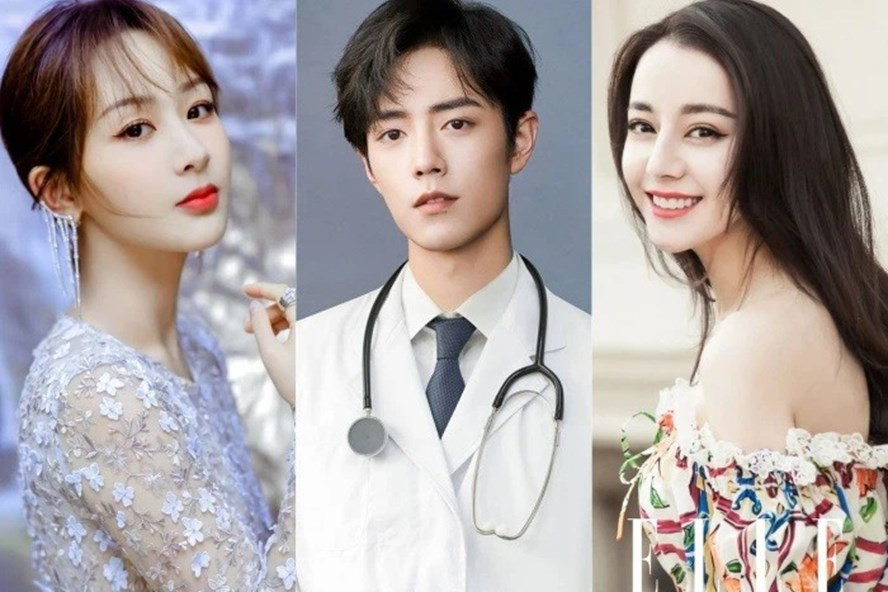 Địch Lệ Nhiệt Ba và bạn diễn vươn lên top 1 trước Tiêu Chiến, Dương Tử. Ảnh: Xinhua.