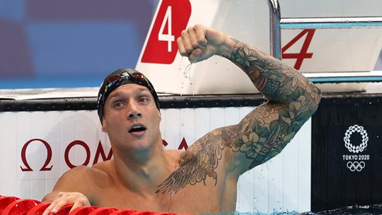  Caeleb Dressel đã giành được 5 HCV tại Olympic Tokyo 2020. (Nguồn: Getty Images)