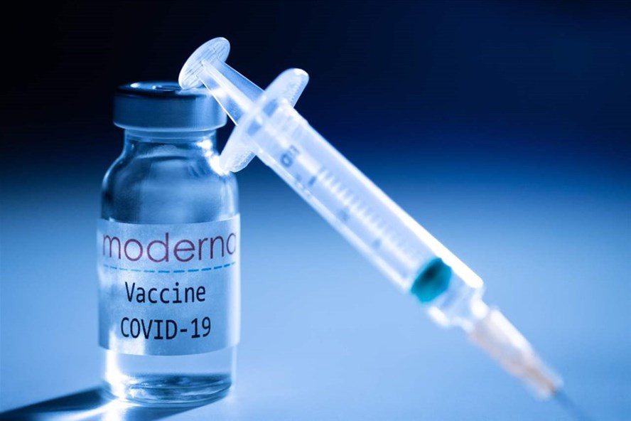 Vaccine Moderna. Ảnh: AFP