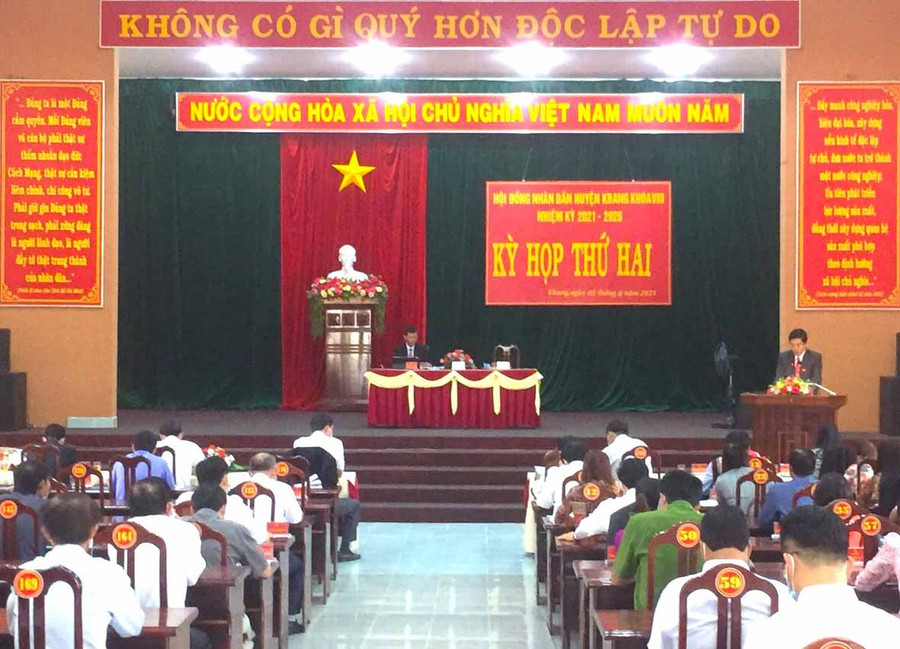 Quang cảnh kỳ họp. Ảnh An Phát