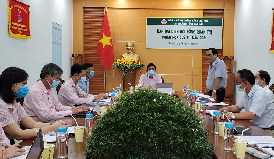 Trong 6 tháng đầu năm 2021, doanh số cho vay của Ngân hàng Chính sách Xã hội tỉnh đạt 1.493 tỷ đồng với 41.283 lượt khách hàng vay vốn. Ảnh: Hải Bình