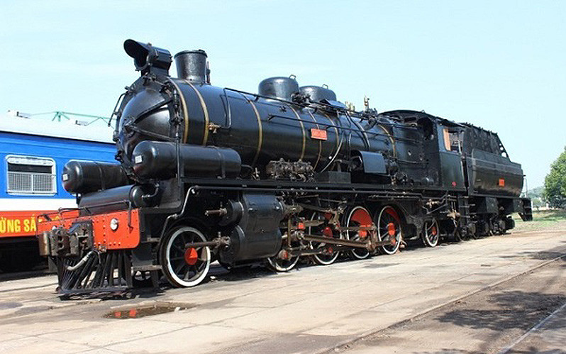 Hình ảnh đầu tàu bằng máy hơi nước sau khi phục dựng (Ảnh: VNR) Hình ảnh đầu tàu bằng máy hơi nước sau khi phục dựng (Ảnh: VNR)