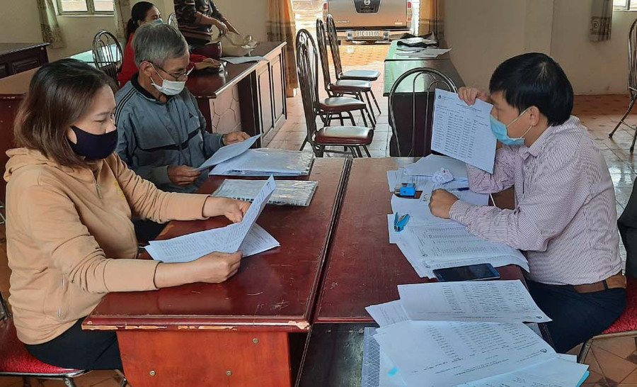 Nguồn vốn tín dụng chính sách xã hội đáp ứng kịp thời nhu cầu vốn của hộ nghèo và các đối tượng chính sách trên địa bàn tỉnh. Ảnh: Hải Bình