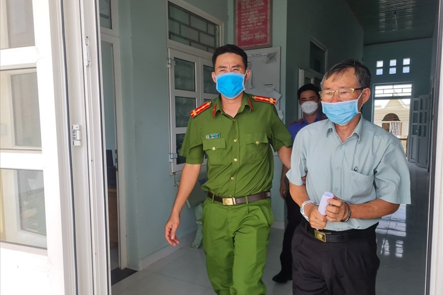 Bị can Phí Văn Thành lúc bị bắt. Ảnh: VKS