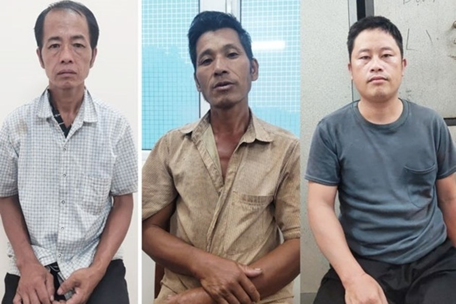 Nghi bị "thả ma" khiến gia đình ốm đau, ba bị can đã lập mưu đặt mìn giết chết thầy cúng. Ảnh: CACC Nghi bị