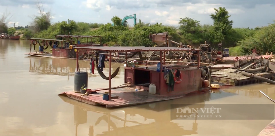 Hợp tác xã khai thác cát Đoàn Kết không xuất hóa đơn giá trị gia tăng và kê khai nộp thuế theo quy định về khối lượng trên 14.500 m3. Ảnh: Ngọc Giàu