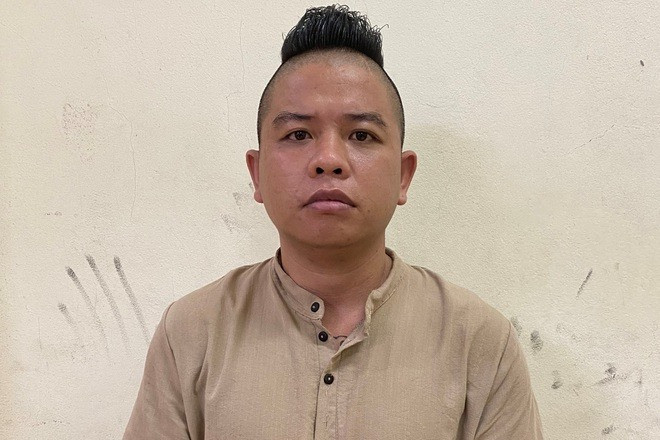 Dương Minh Tuyền tại Cơ quan CSĐT Công an thành phố Ninh Bình. Ảnh: NT Dương Minh Tuyền tại Cơ quan CSĐT Công an thành phố Ninh Bình. Ảnh: NT