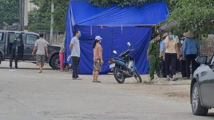 Khu vực nơi xảy ra vụ án mạng - Ảnh: L.N.