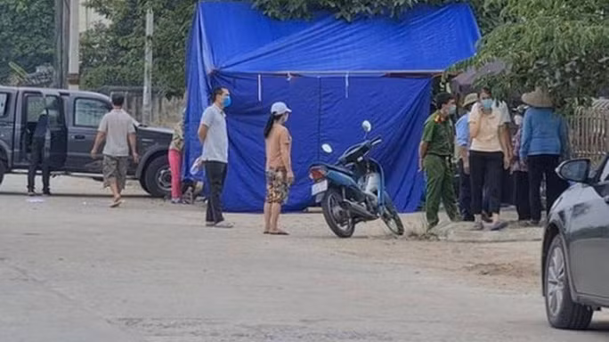 Khu vực nơi xảy ra vụ án mạng - Ảnh: L.N Khu vực nơi xảy ra vụ án mạng - Ảnh: L.N.