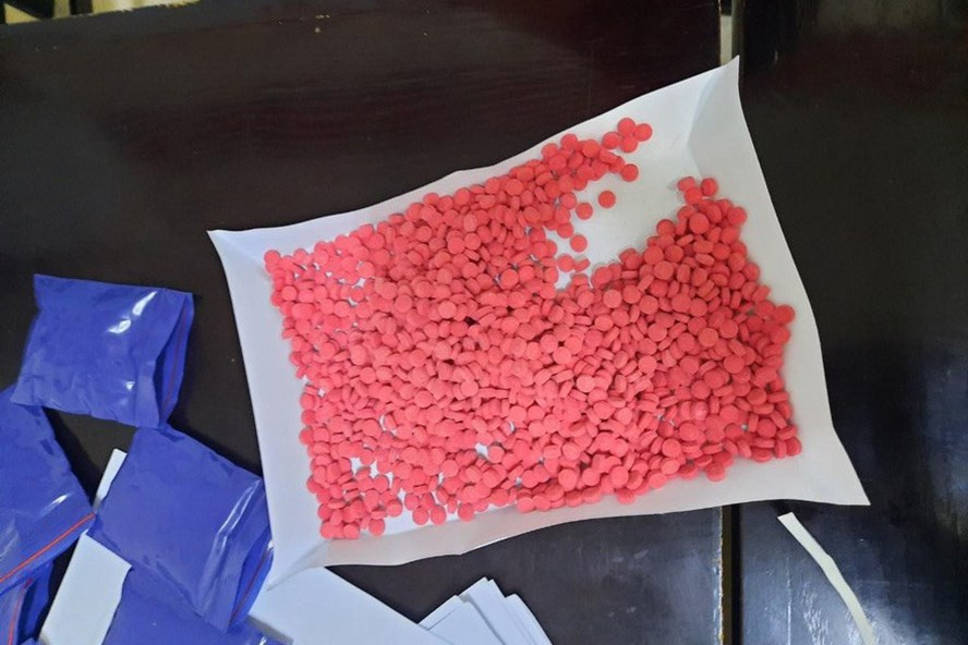 Số ma tuý của Minh bị cảnh sát thu giữ. Ảnh: CACC