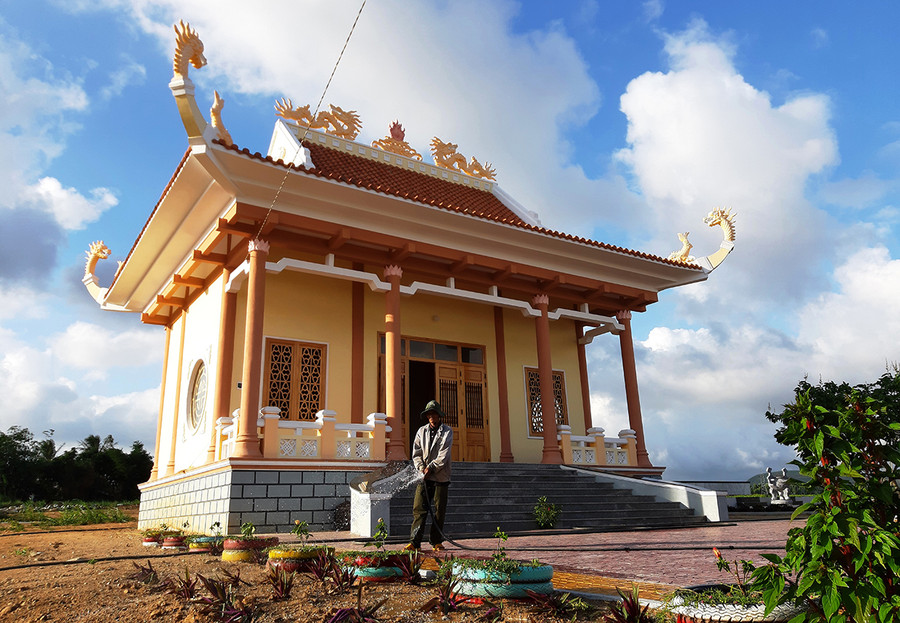 Khu di tích Đài tưởng niệm Tú Thủy được thị xã An Khê xây dựng năm 2018. Ảnh: Nguyễn Quang Tuệ Khu di tích Đài tưởng niệm Tú Thủy được thị xã An Khê xây dựng năm 2018. Ảnh: Nguyễn Quang Tuệ