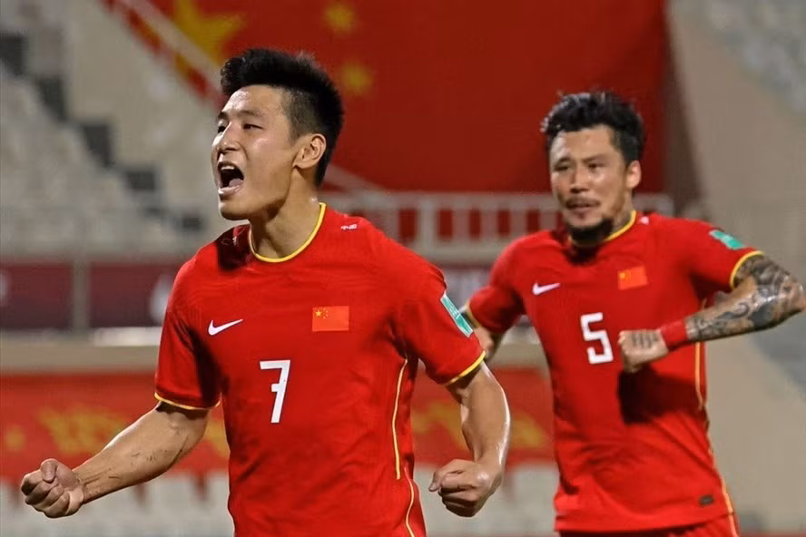 Tuyển Trung Quốc nhiều khả năng sẽ thi đấu 3/4 trận vòng loại World Cup 2022 đầu tiên tại Doha, Qatar. Ảnh: AFP