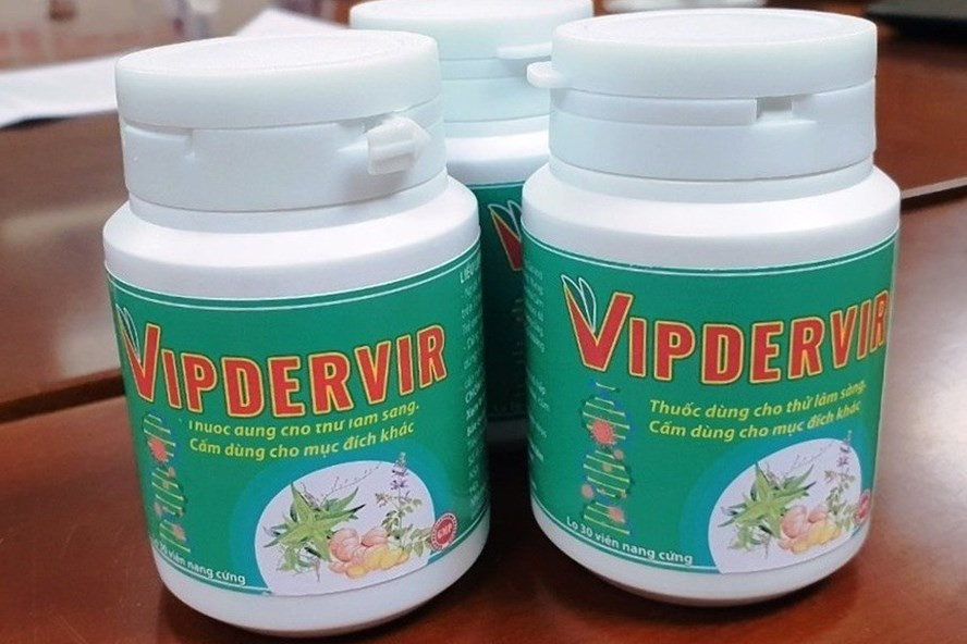 Loại thuốc đang được thử nghiệm trong việc điều trị COVID-19 do Việt Nam nghiên cứu. Ảnh: VAST Loại thuốc đang được thử nghiệm trong việc điều trị COVID-19 do Việt Nam nghiên cứu. Ảnh: VAST